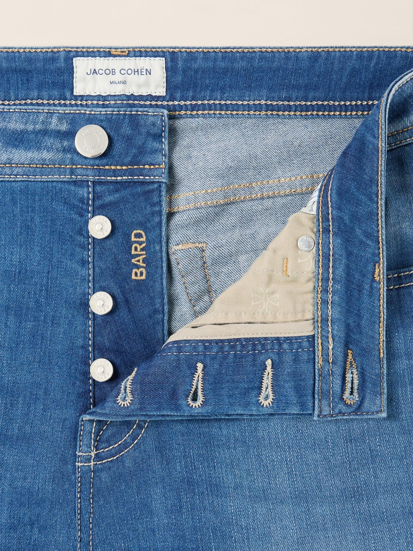 Ljusblå Bard Slim Vintage Wash Jeans - Jacob Cohen