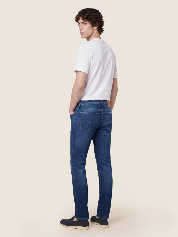 Ljusblå Bard Slim Vintage Wash Jeans - Jacob Cohen