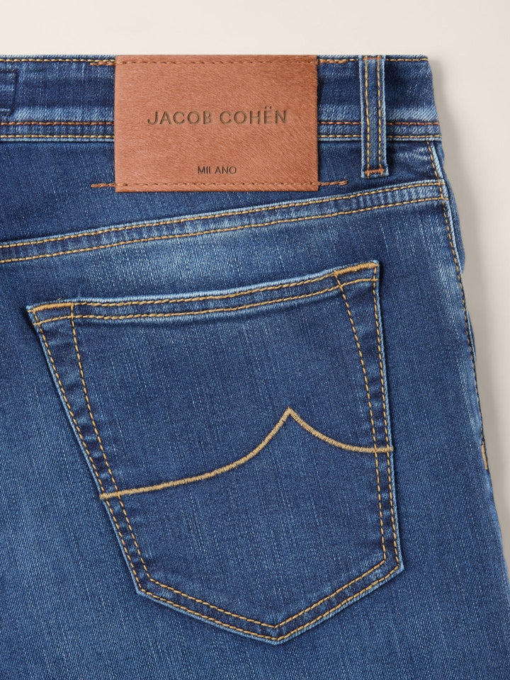 Ljusblå Bard Slim Vintage Wash Jeans - Jacob Cohen