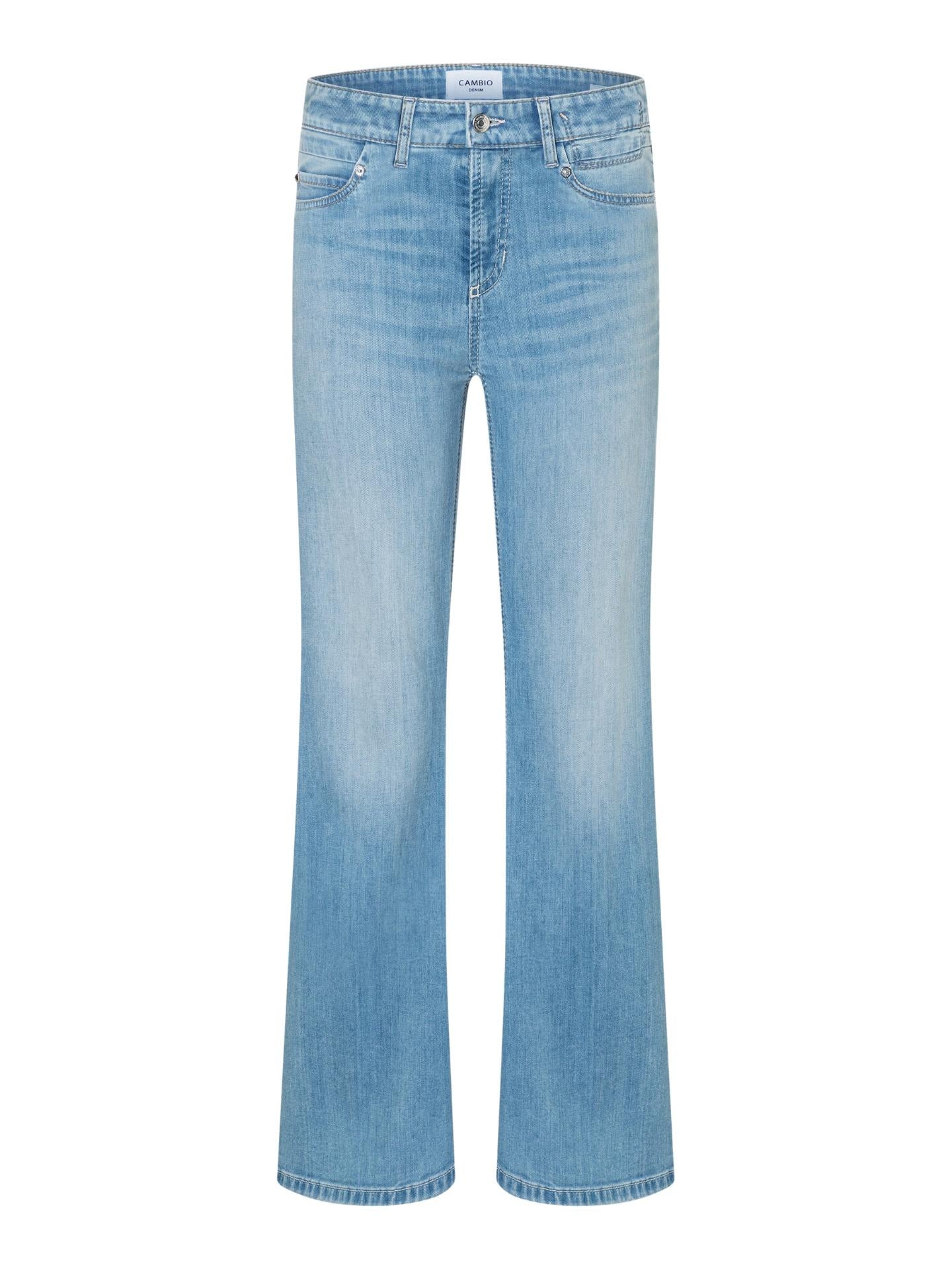 Ljusblå Paris Flared Jeans - Cambio