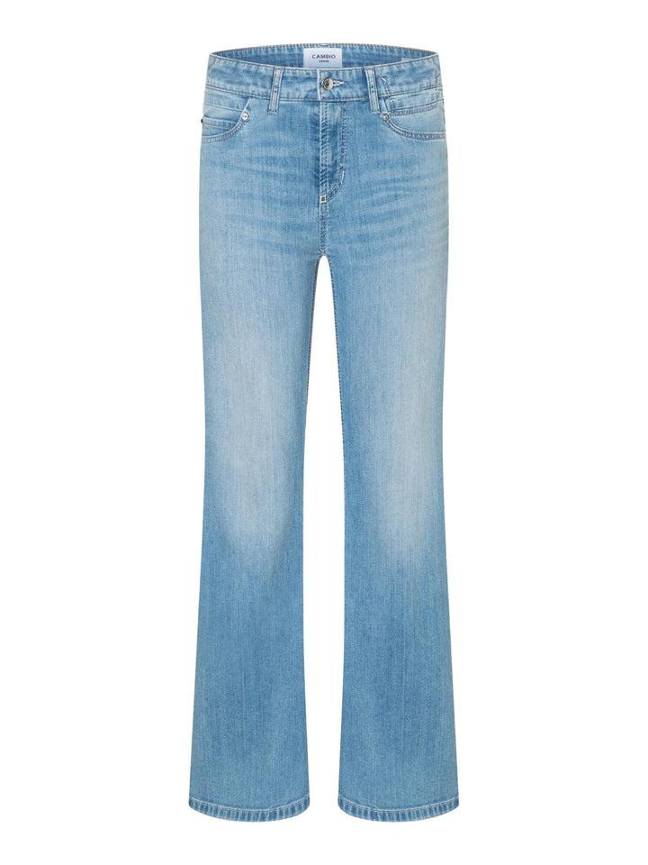 Ljusblå Paris Flared Jeans - Cambio