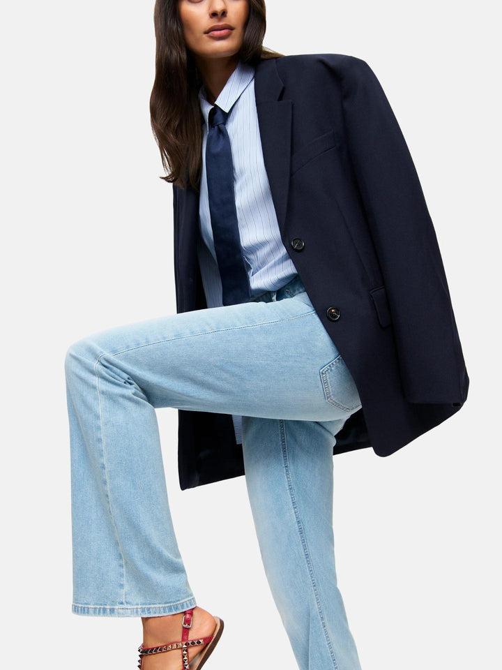 Ljusblå Paris Flared Jeans - Cambio