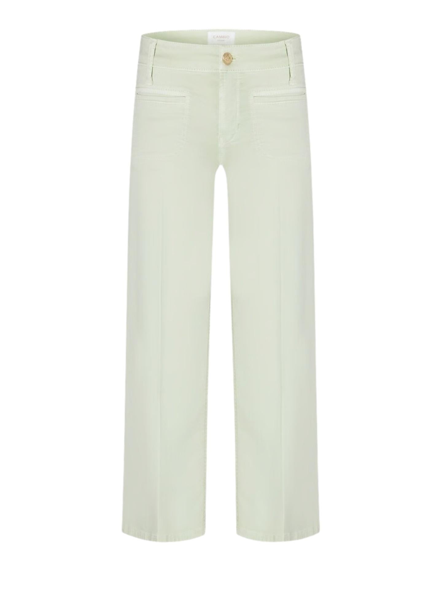 Ljusgrön Tess Cropped Jeans - Cambio