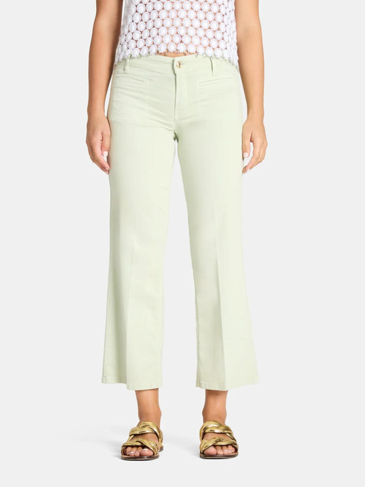 Ljusgrön Tess Cropped Jeans - Cambio