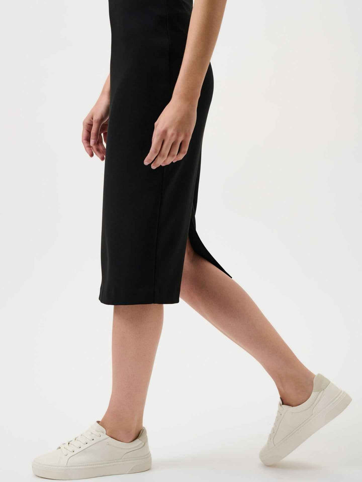 Lång Pennkjol i Silky Knit