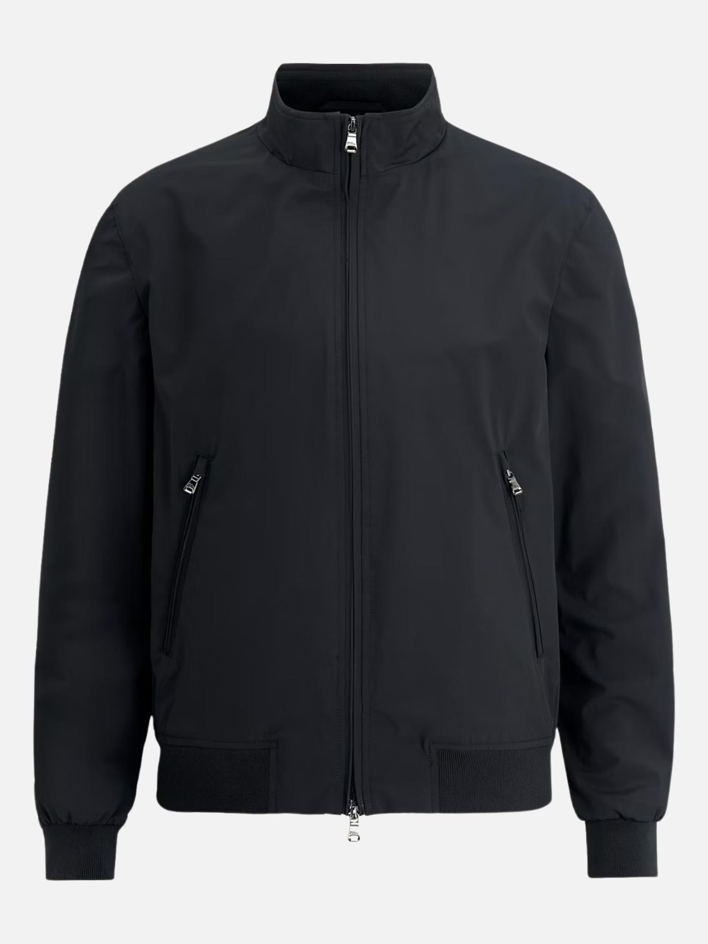 Marinblå Bomberjacka i Nylon - Oscar Jacobson