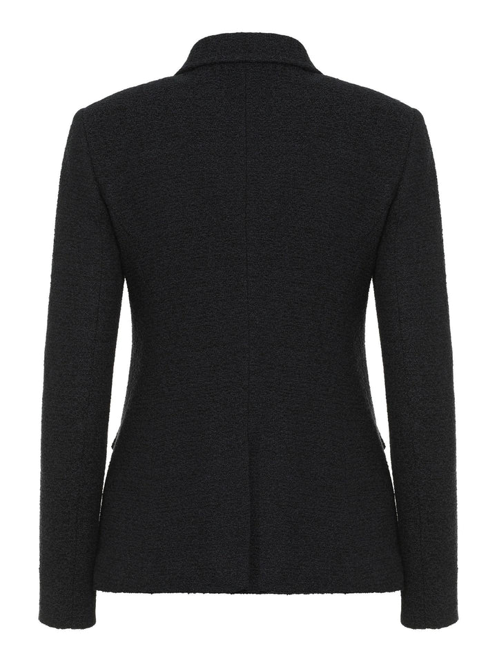 Polo Ralph Lauren - Marinblå Bouclé Jerseykavaj