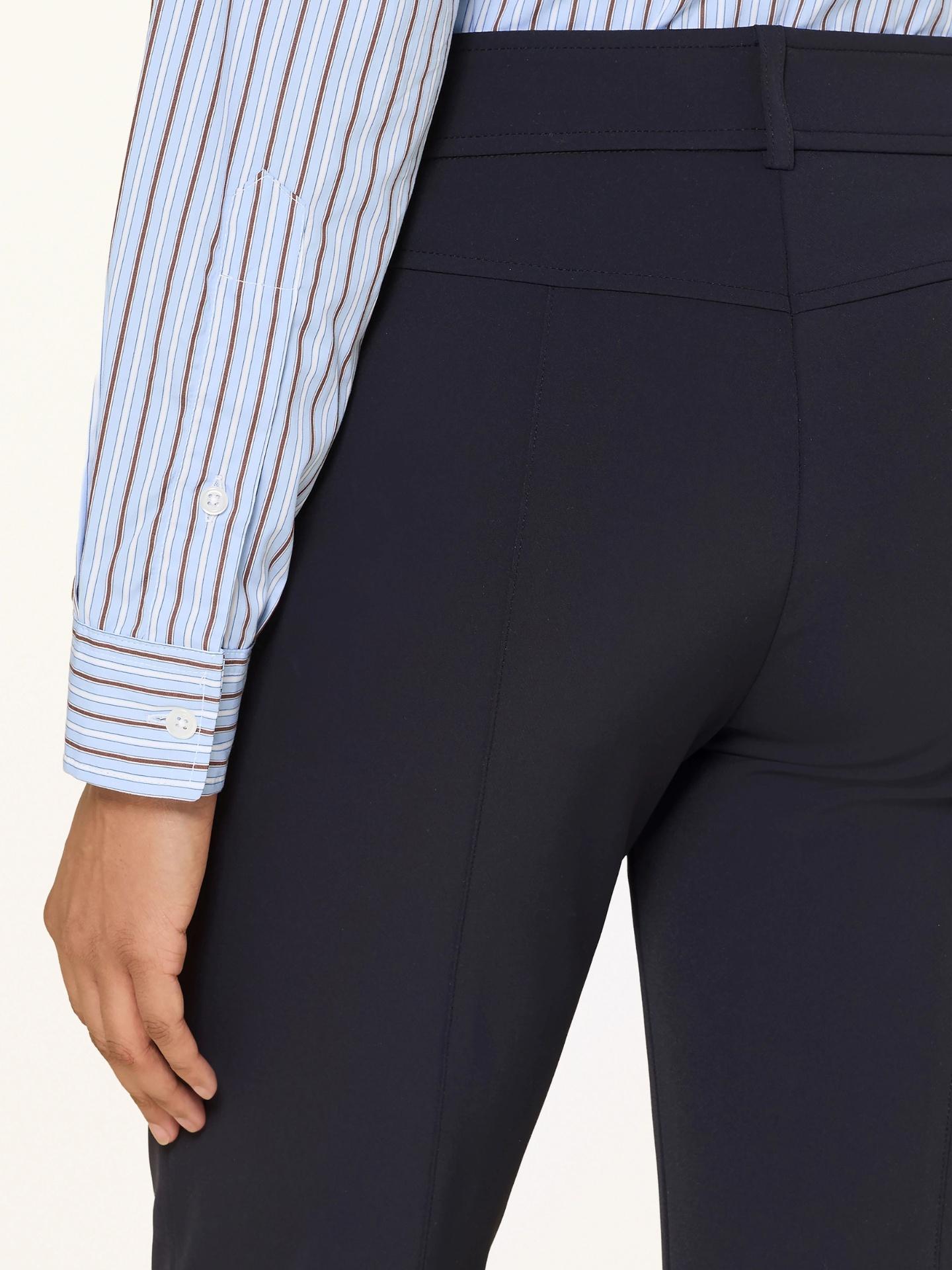 Marinblå Farah Cropped Bootcut Byxa - Cambio