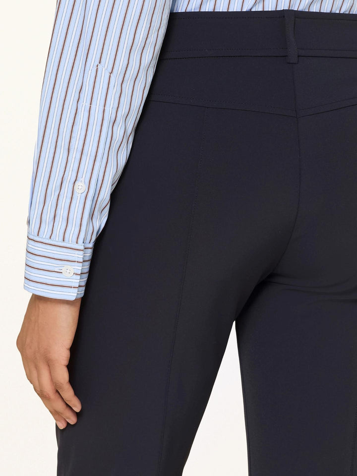 Marinblå Farah Cropped Bootcut Byxa - Cambio