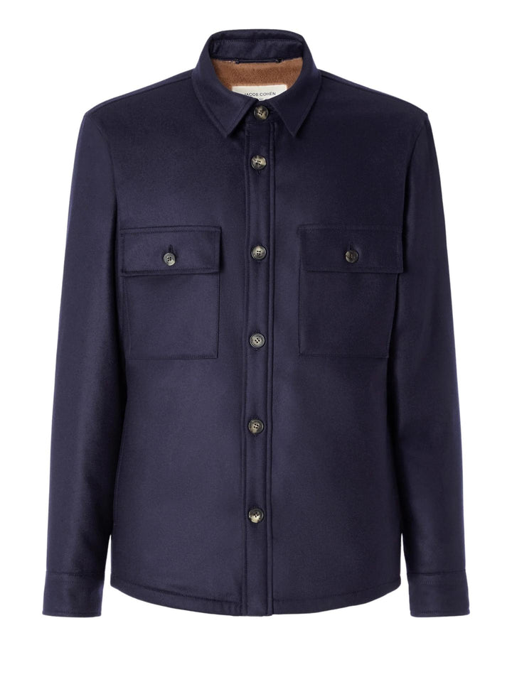 Marinblå Vitale Barberis Overshirt - Jacob Cohen