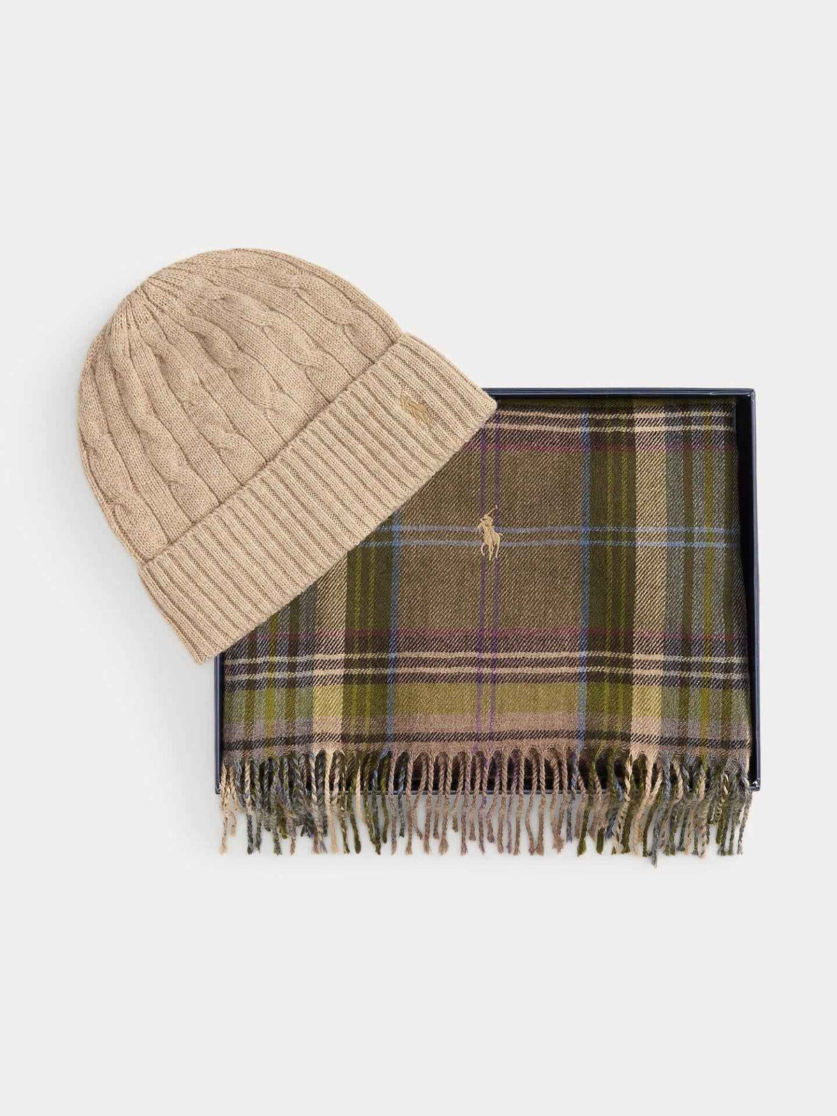 Matchande Set - Scarf & Halsduk i Ull