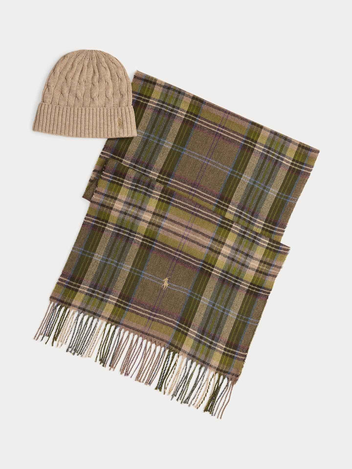 Matchande Set - Scarf & Halsduk i Ull