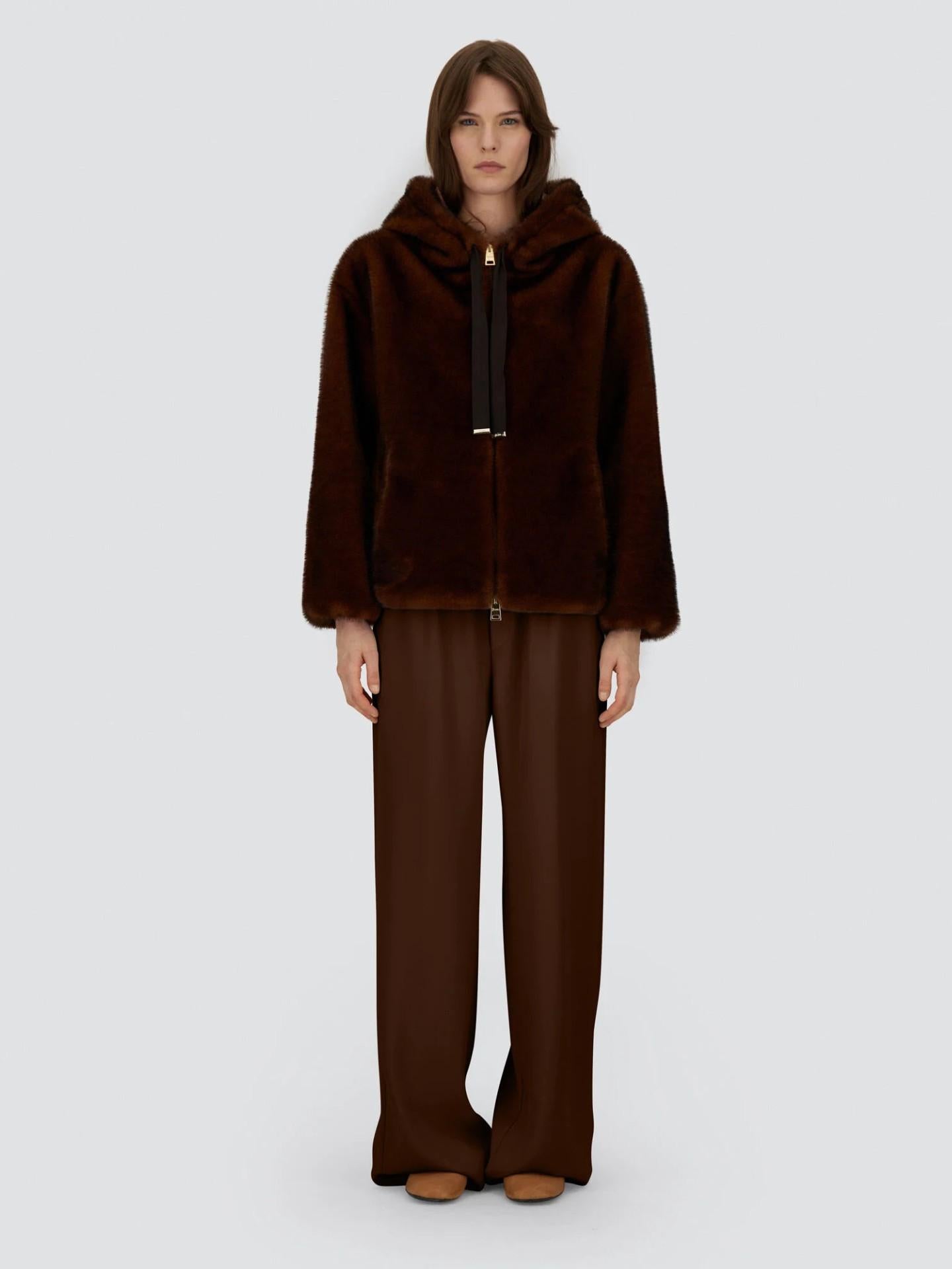 Melange Faux Fur Jacka - Stenströms Store