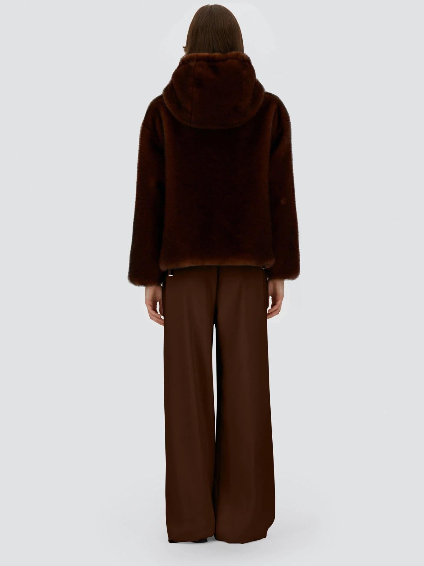 Melange Faux Fur Jacka - Stenströms Store