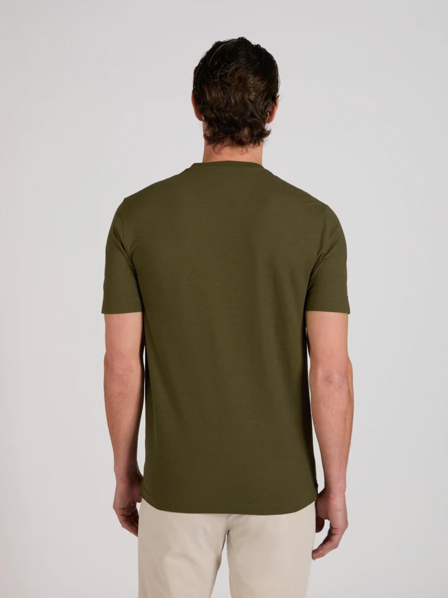 Militärgrön IceCotton T-shirt - Zanone Slowear