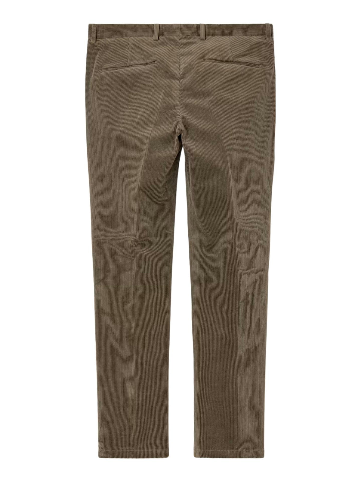 Oscar Jacobson - Mörkbeige Regular Dandy Manchesterbyxor