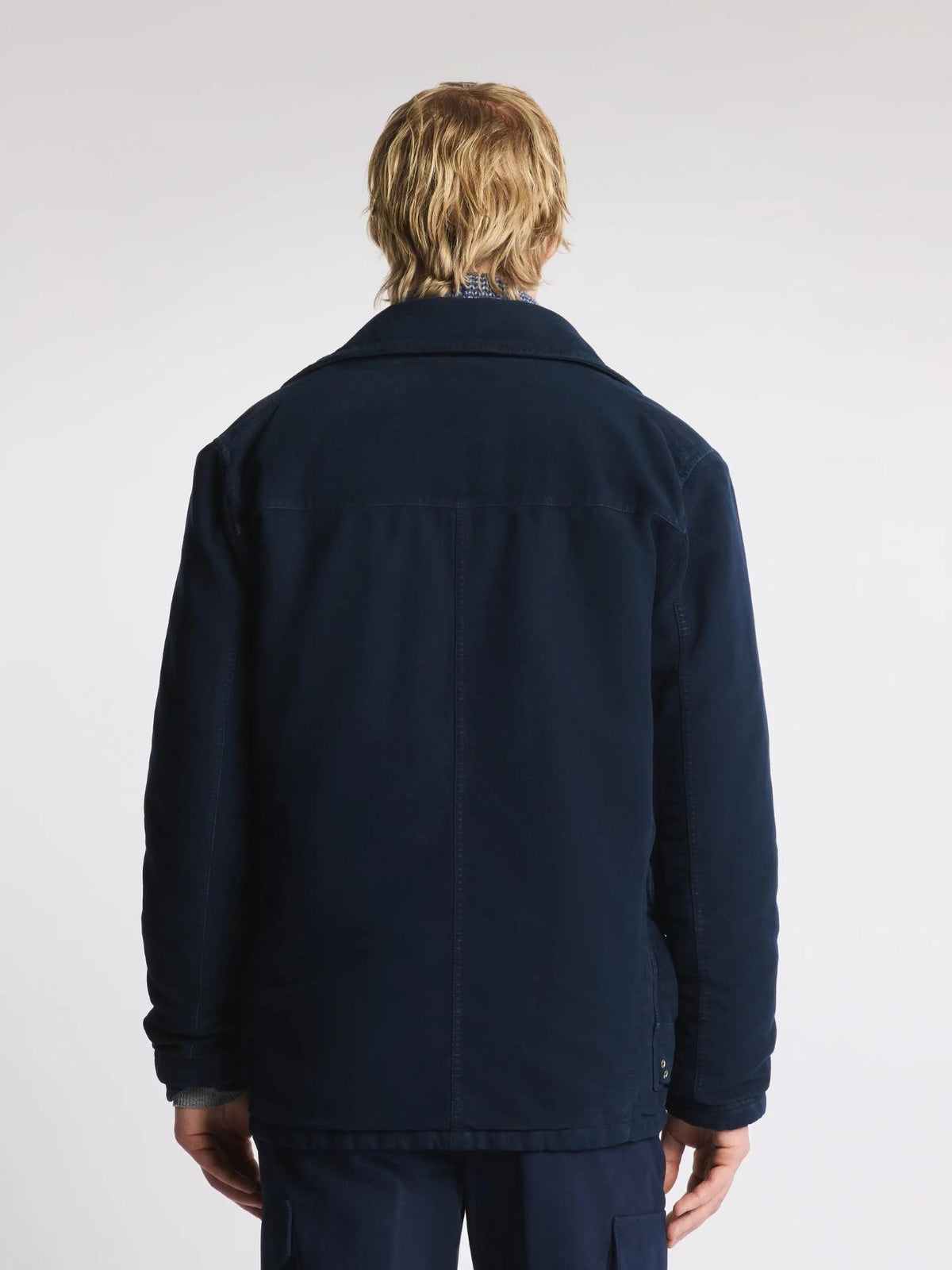 Mörkblå 4 Ganci Frosted Cotton Jacka - Fay