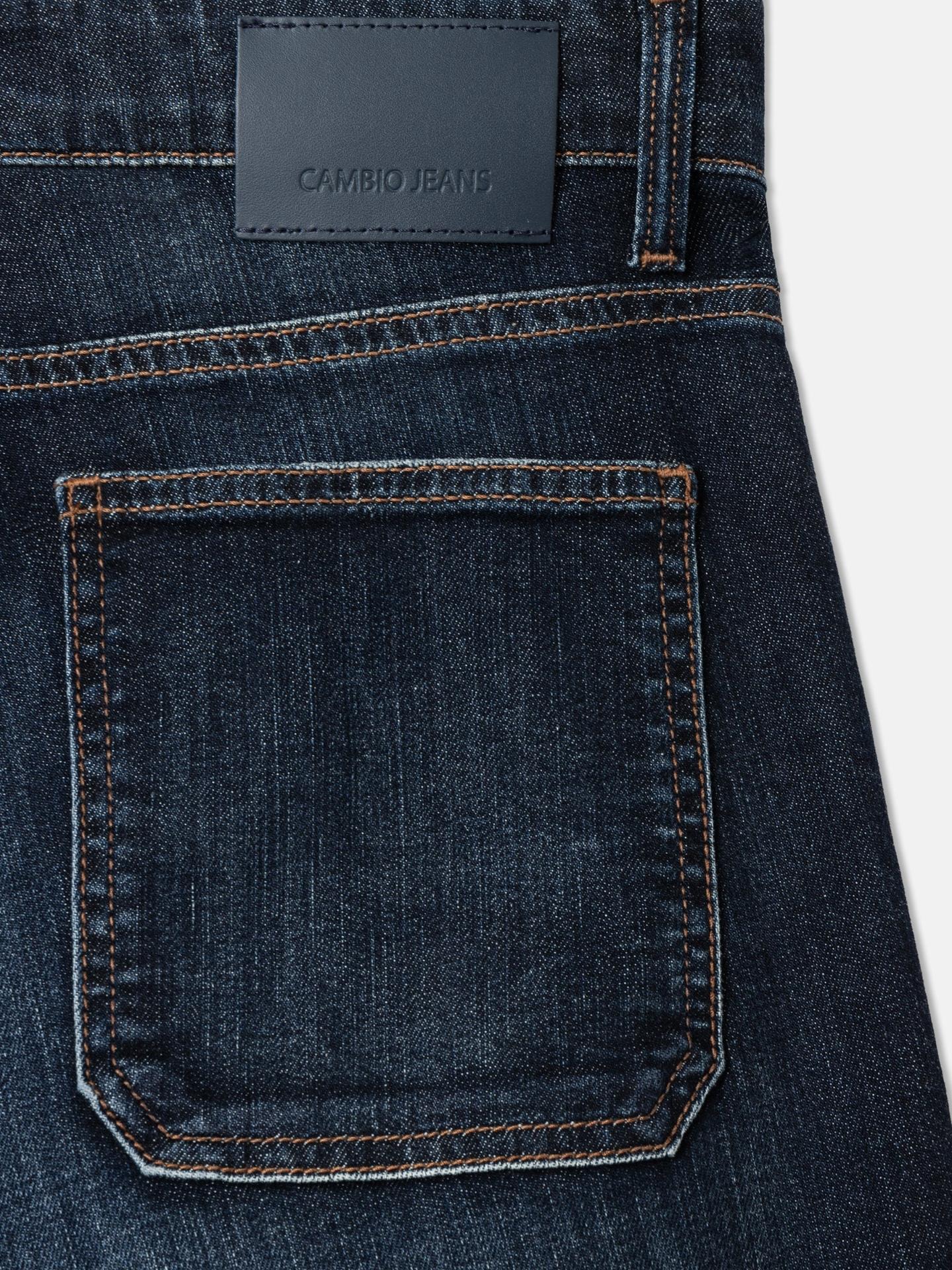 Cambio - Mörkblå Ada Patched Pocket Vida Jeans