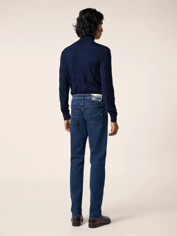 Mörkblå Bard Slim Formula 1 Jeans - Jacob Cohen