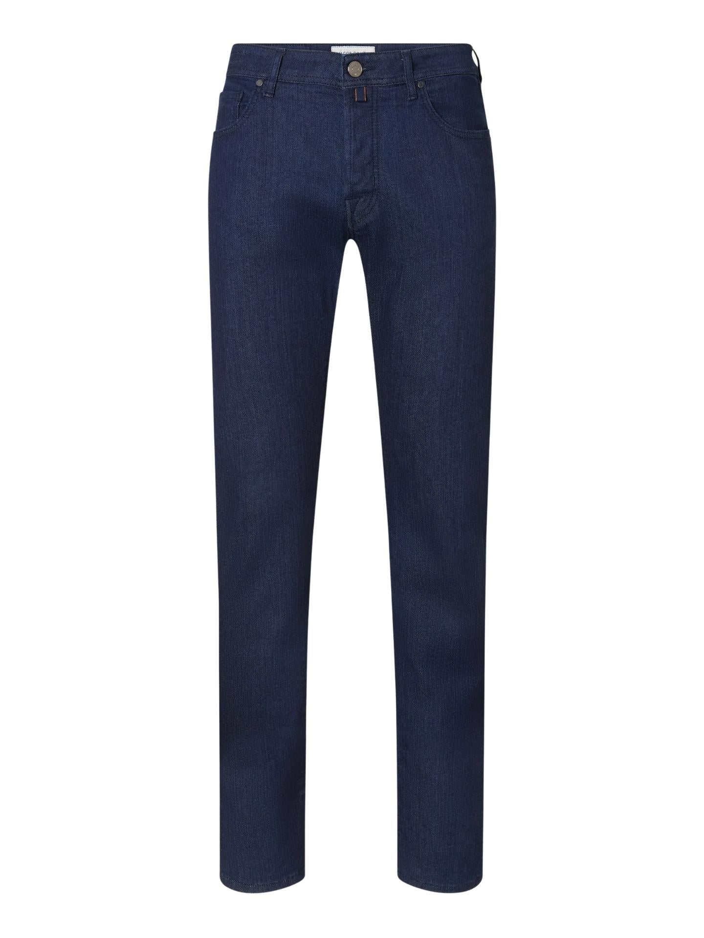 Mörkblå Bard Slim Rinse Wash Jeans - Jacob Cohen