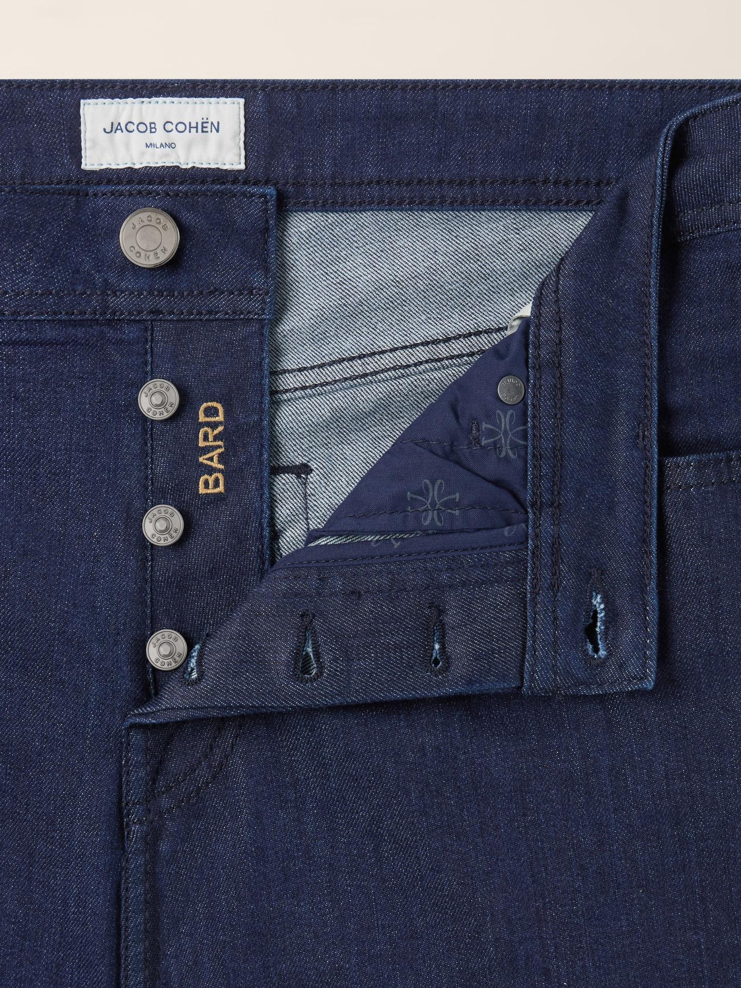 Mörkblå Bard Slim Rinse Wash Jeans - Jacob Cohen