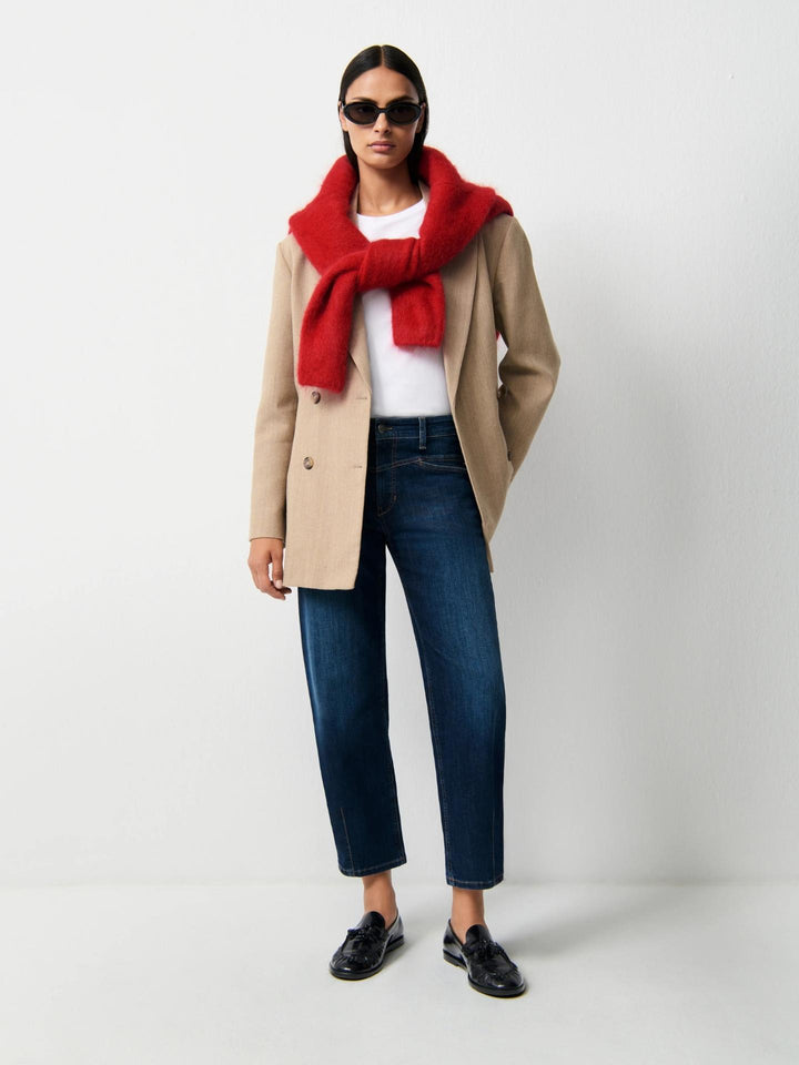 Mörkblå Elin Barrel Jeans - Cambio