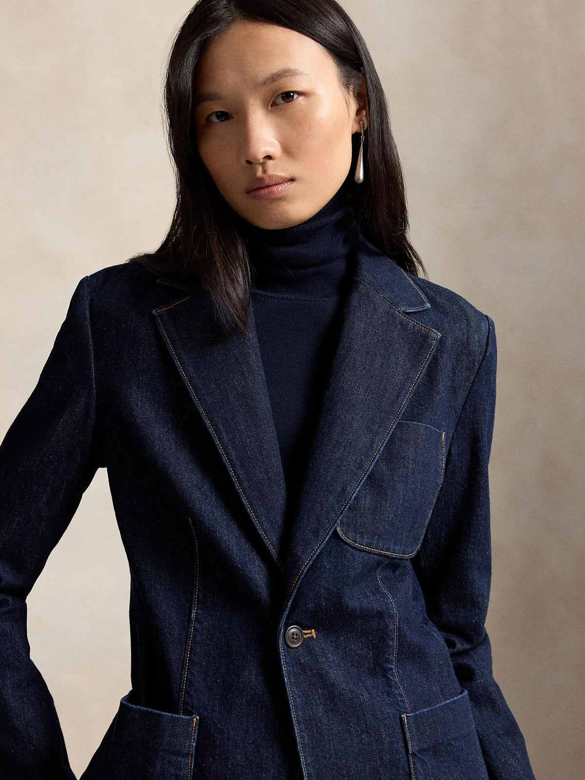 Mörkblå Indigo Denimkavaj - Polo Ralph Lauren