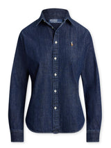 Dark Blue Indigo Denim Shirt