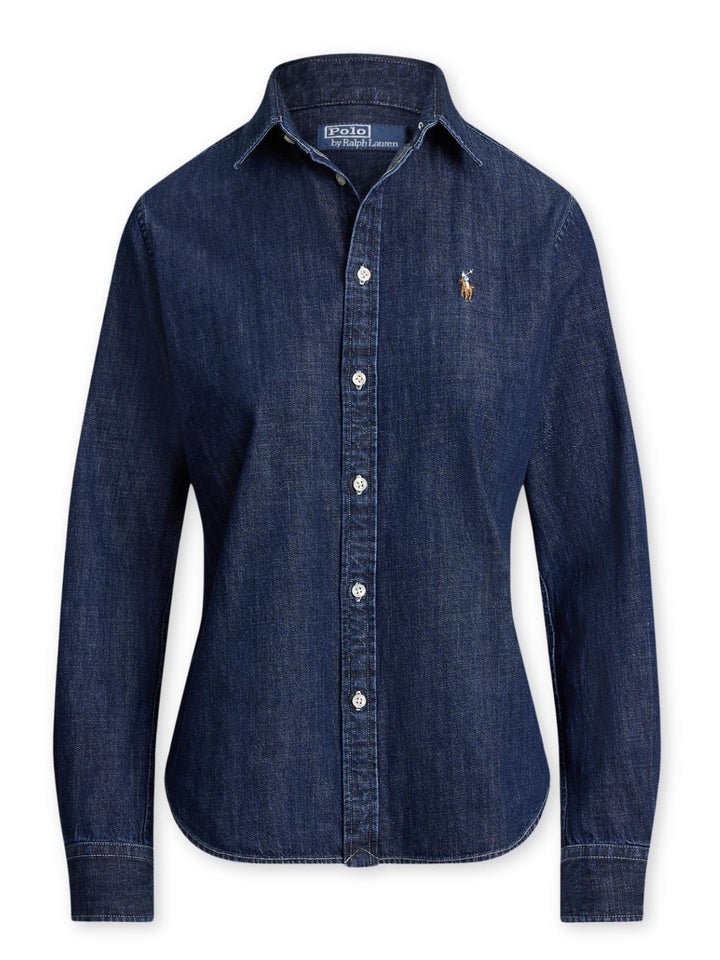 Mörkblå Indigo Denimskjorta - Polo Ralph Lauren
