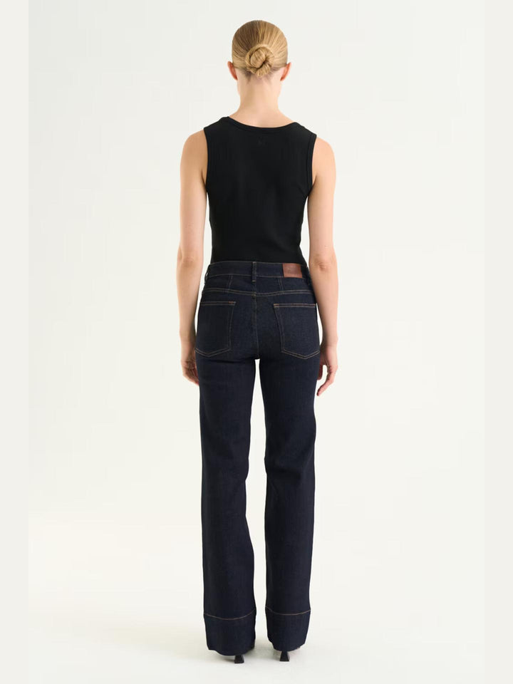 Mörkblå Nora Bootcut Jeans - Twist & Tango