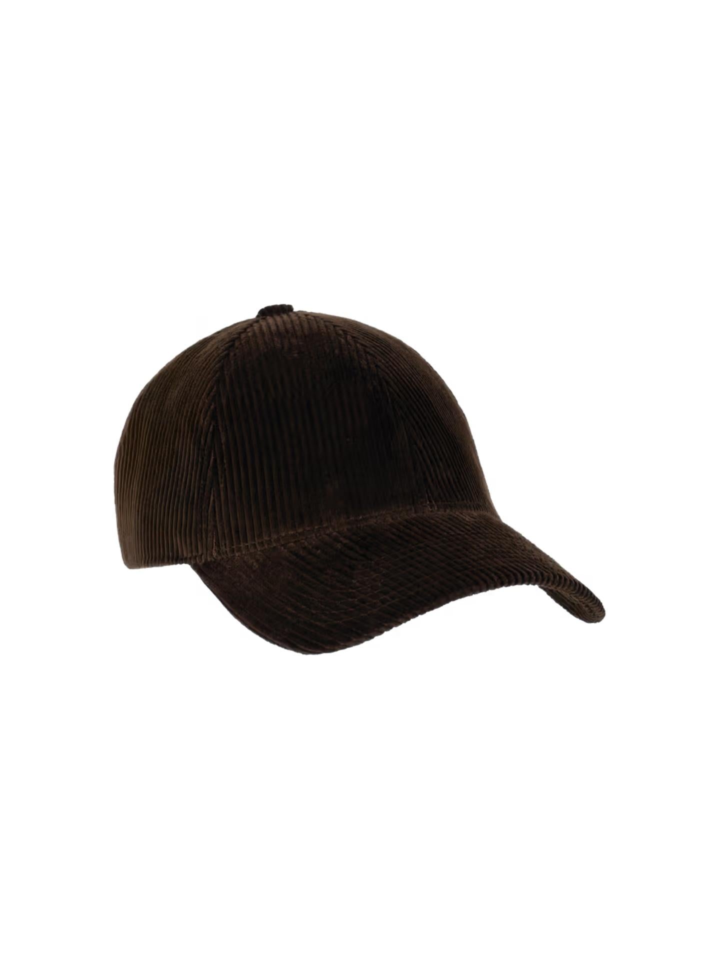 Mörkbrun Baseball Cord Keps - Varsity