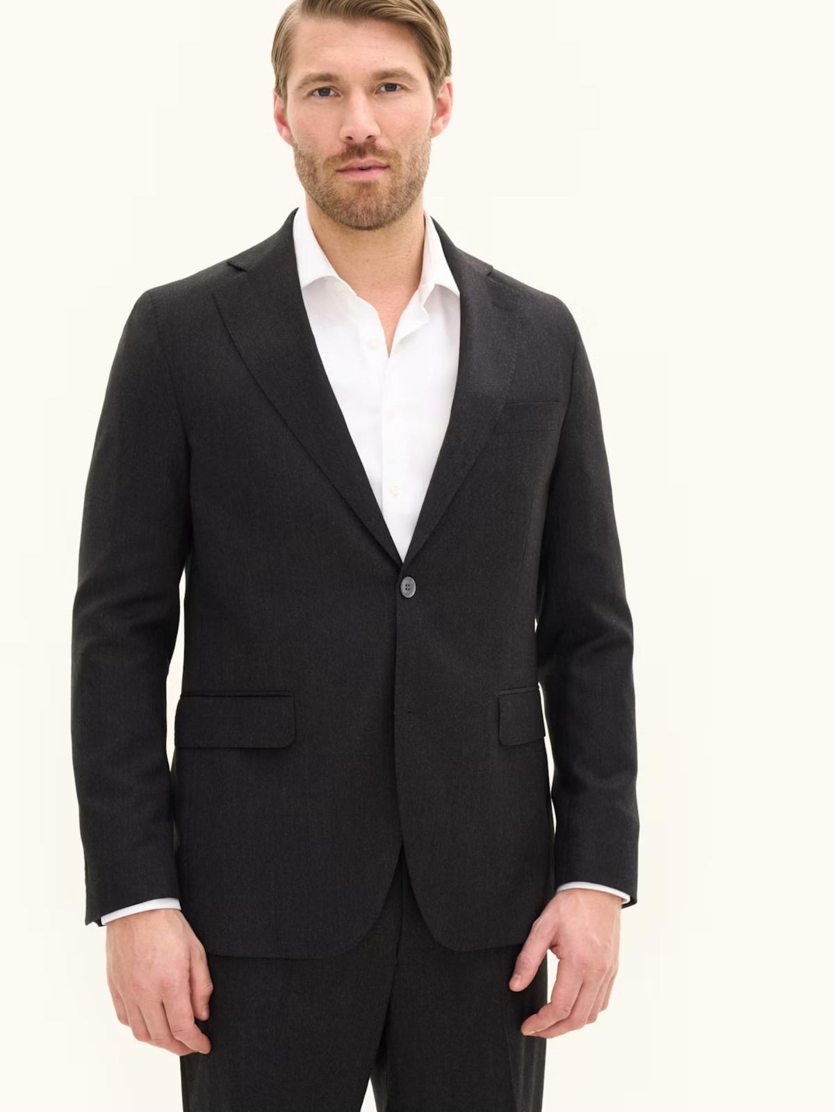 Oscar Jacobson - Brun Regular Fit Flanellkavaj Fogerty