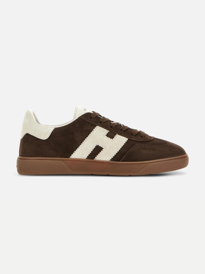 Mörkbrun Hogan Cool Suede Sneaker