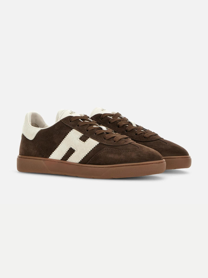 Mörkbrun Hogan Cool Suede Sneaker