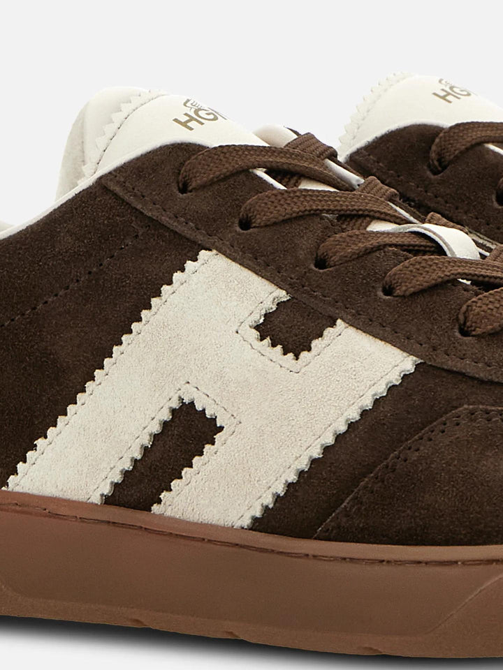 Mörkbrun Hogan Cool Suede Sneaker