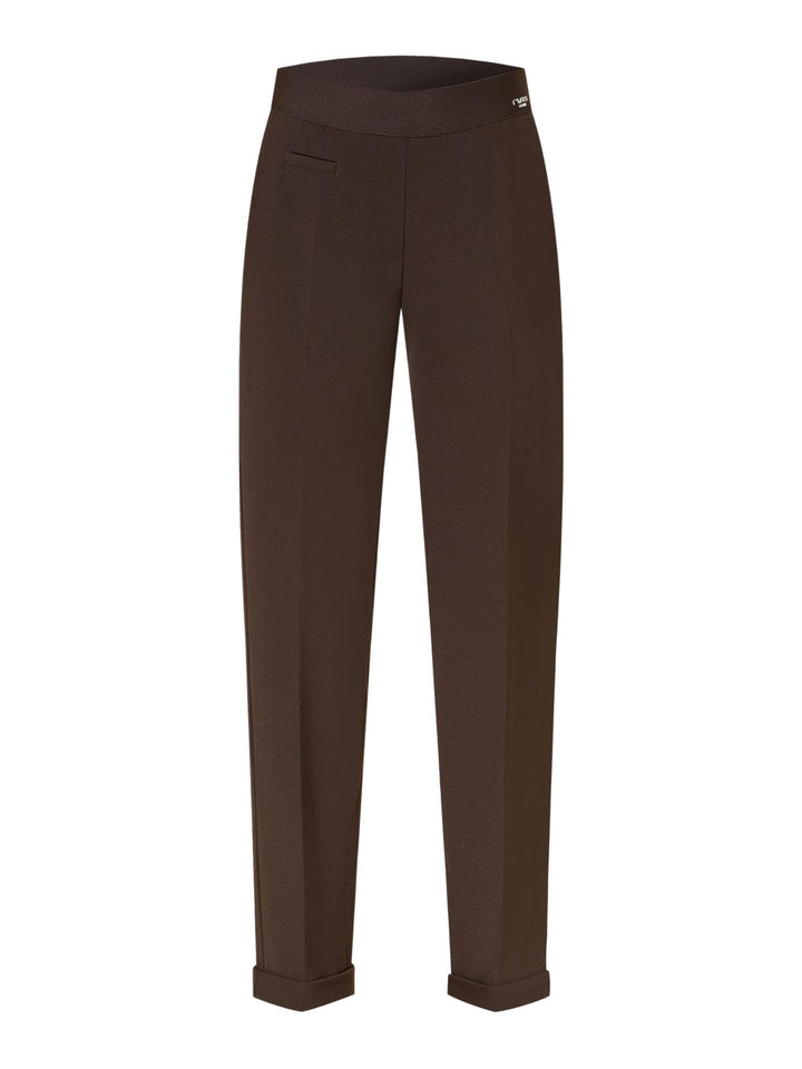 Mörkbrun Kim Ankellång Byxa - Cambio