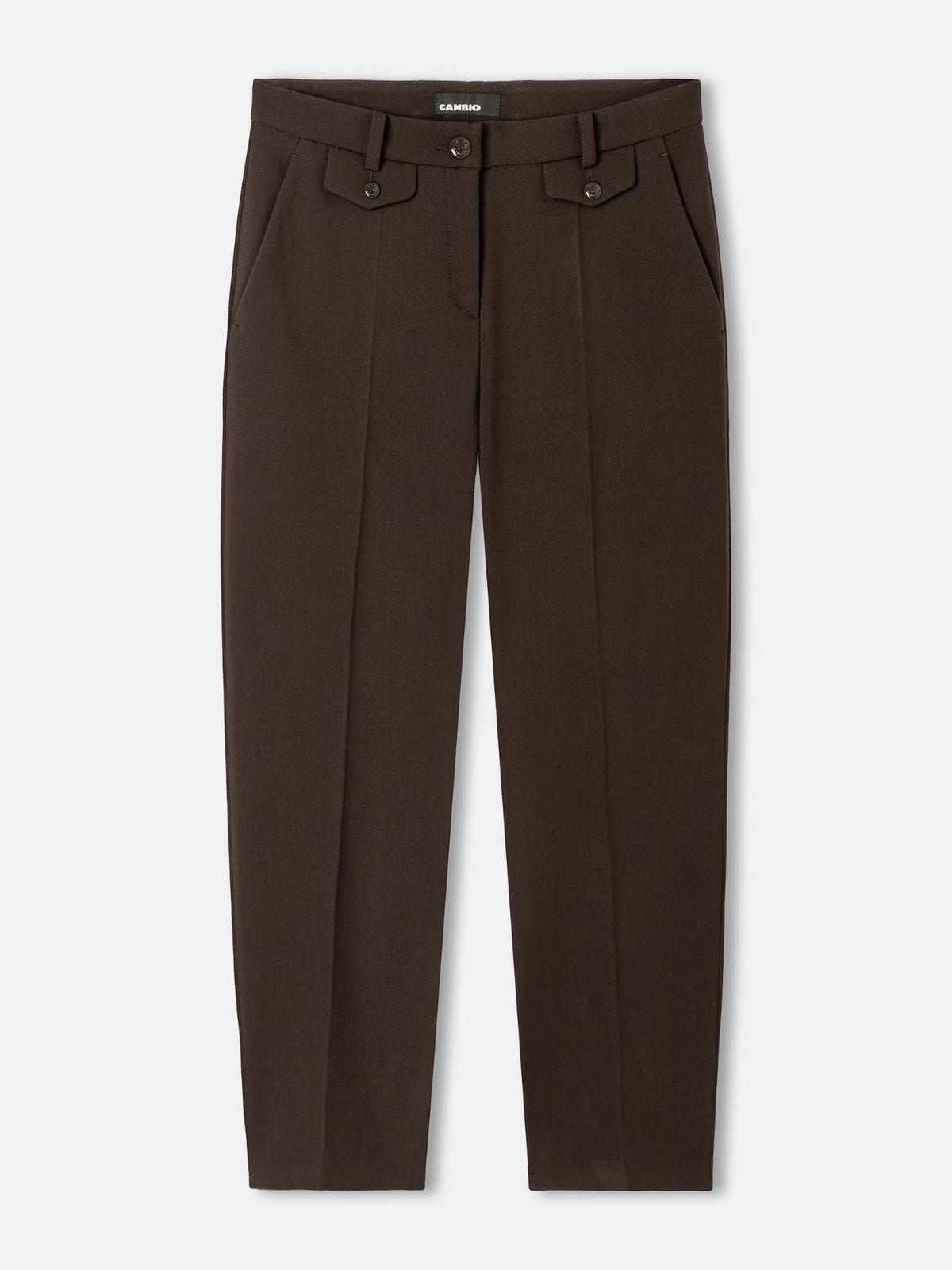 Mörkbrun Krystal Flap Byxa - Cambio