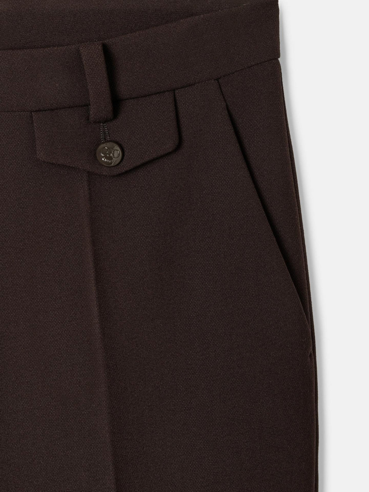 Mörkbrun Krystal Flap Byxa - Cambio
