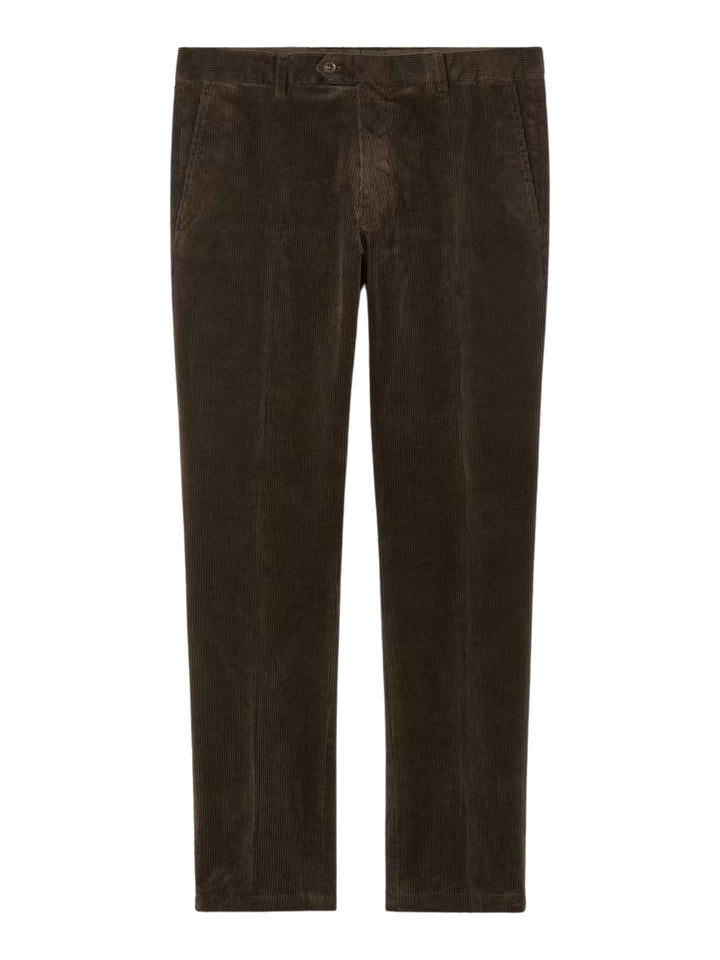 Mörkbrun Regular Dandy Manchesterbyxor