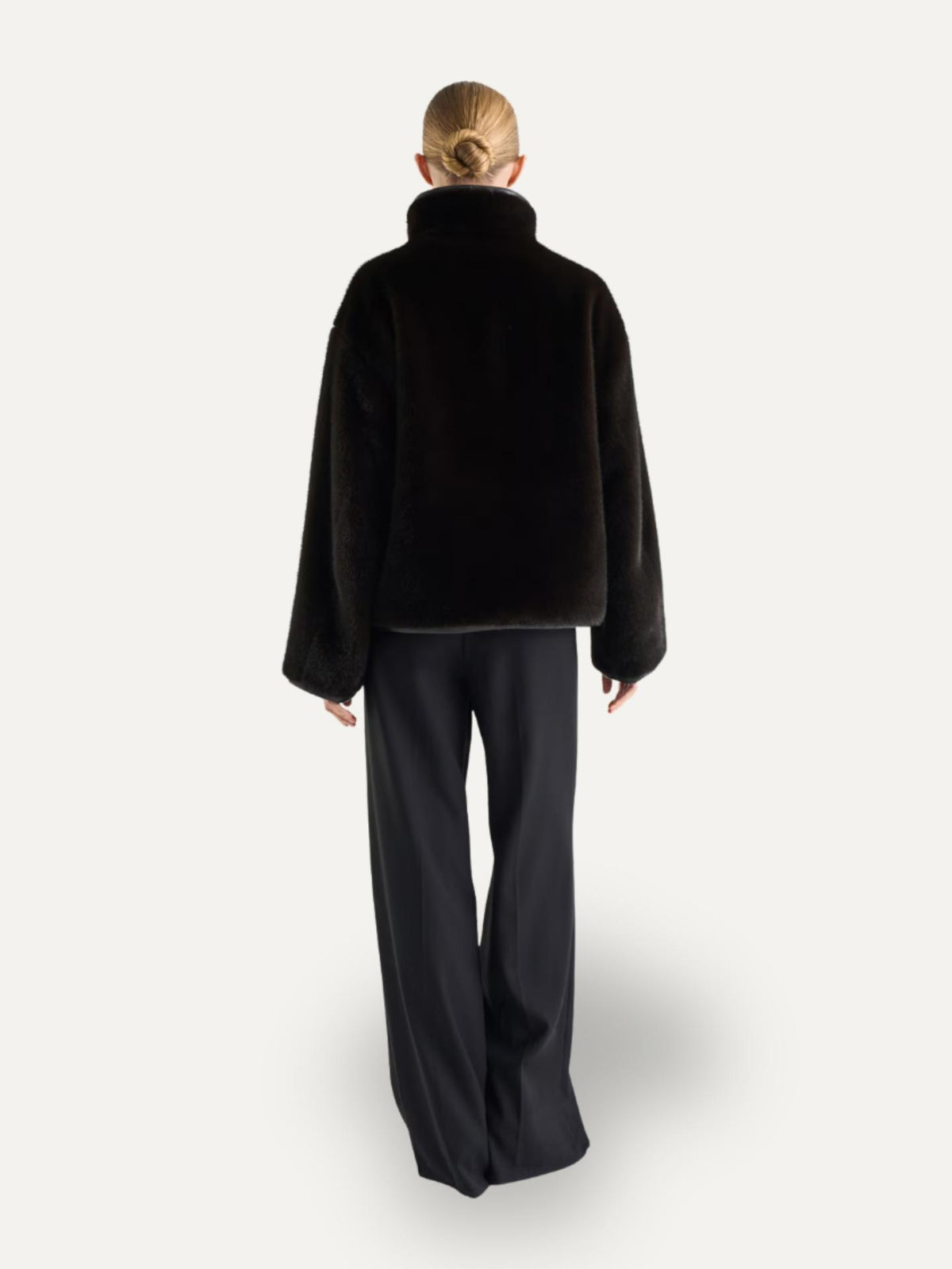 Mörkbrun Zelie Faux Fur Jacka - Twist & Tango