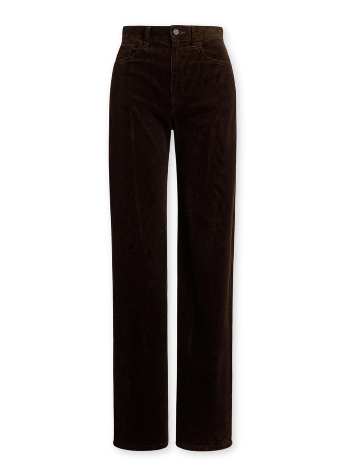 Mörkbruna Wide-leg Manchesterbyxor - Polo Ralph Lauren