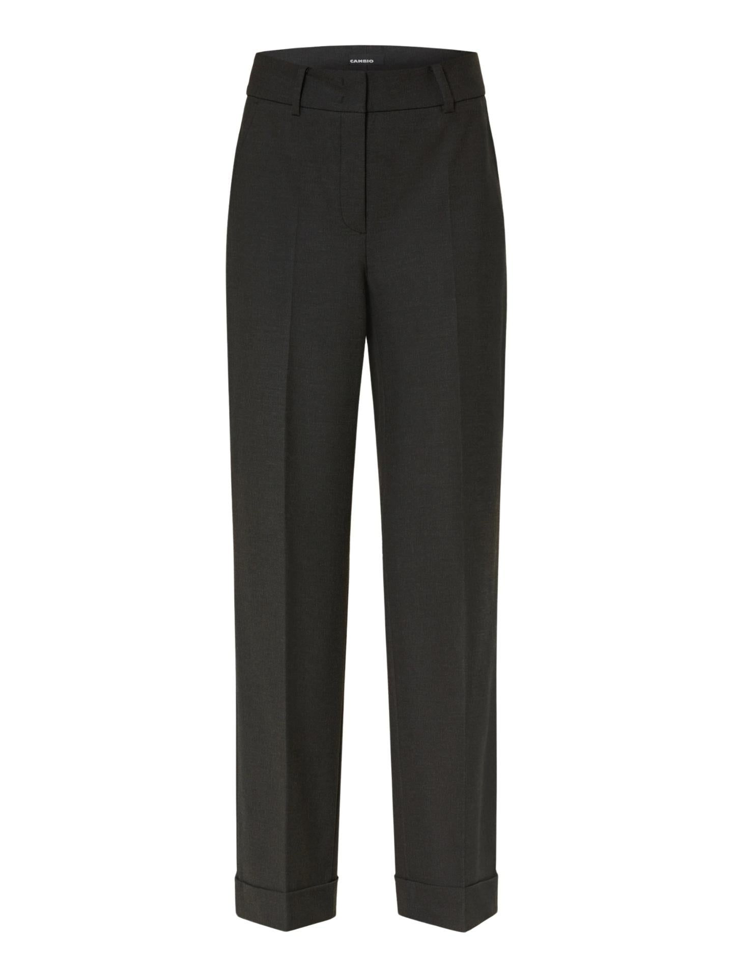 Mörkgrå Grace Rak Kostymbyxa - Cambio