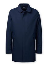 Navy Herringbone Regulator Coat