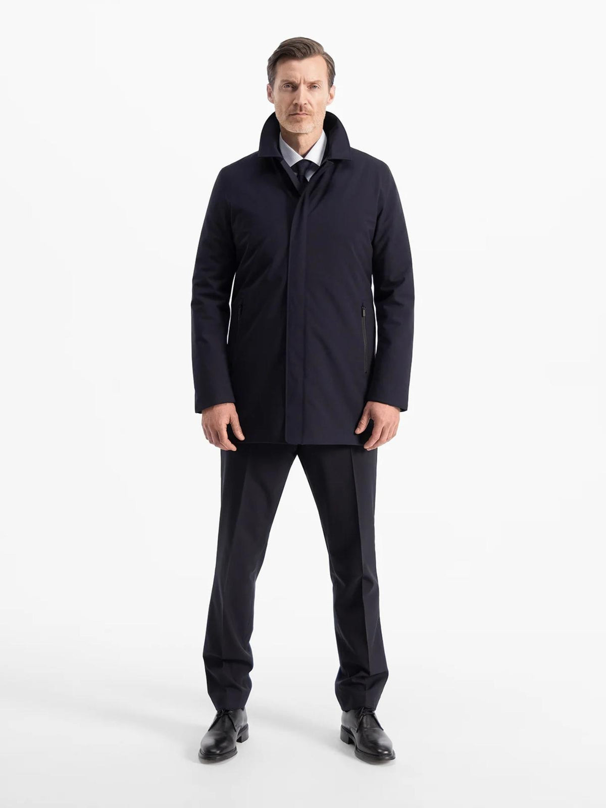 Navy Regulator Coat Savile - UBR