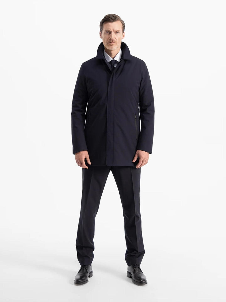 Navy Regulator Coat Savile - UBR