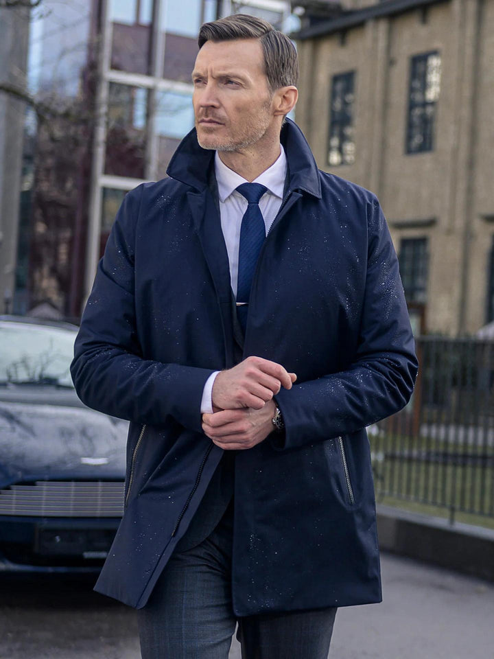 Navy Regulator Coat Savile - UBR