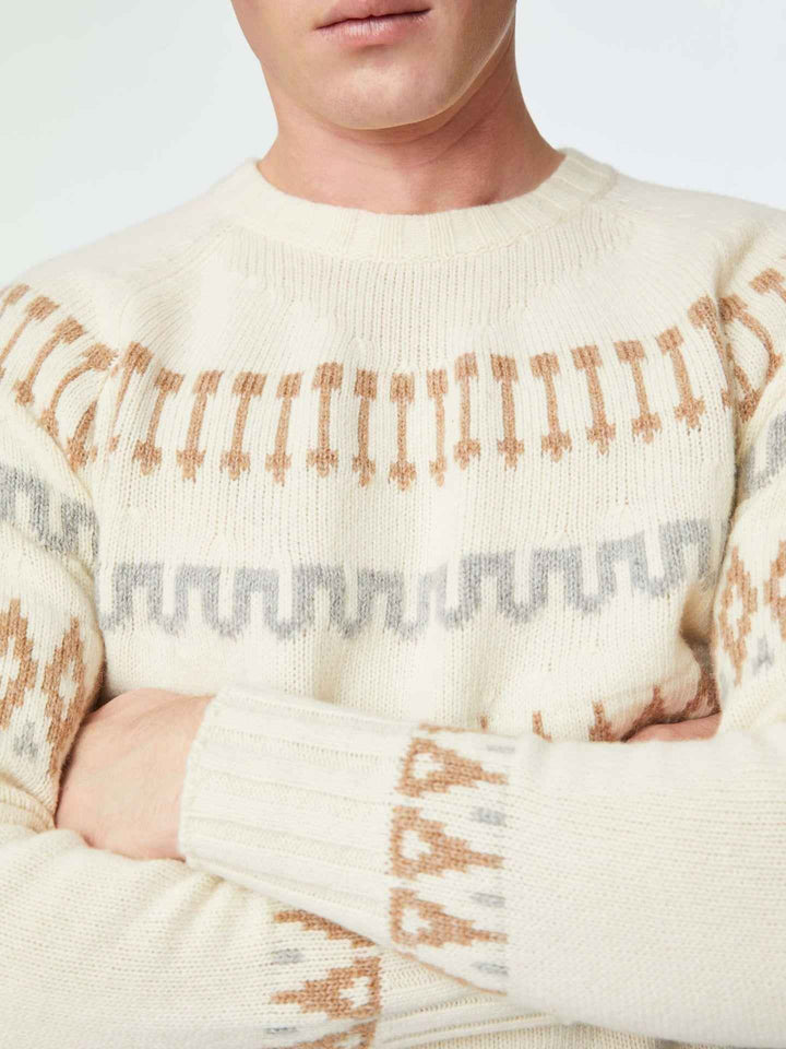 Nordic-Style Crewneck i Ull