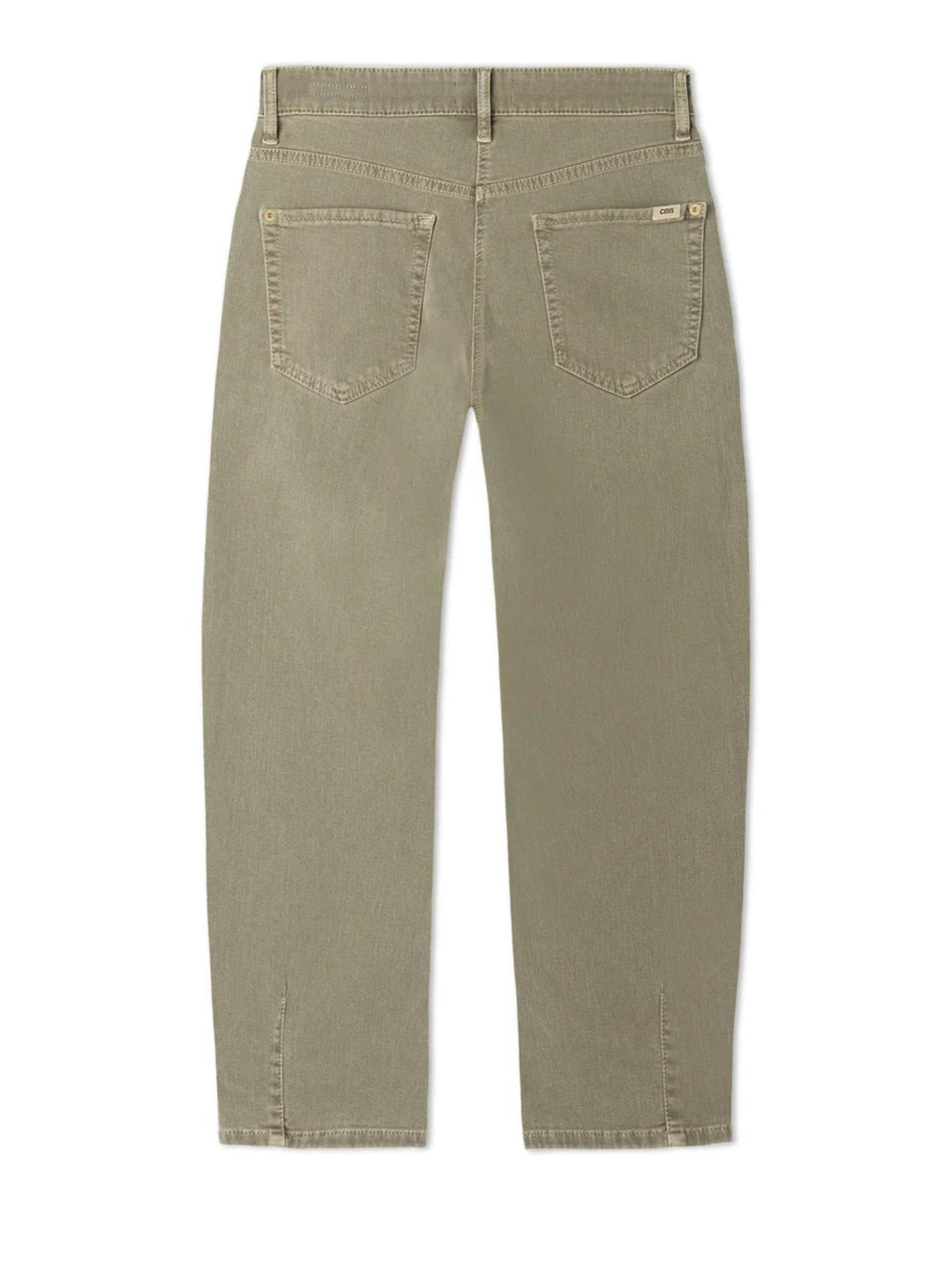 Olivgrön Elin Barrel Jeans - Cambio