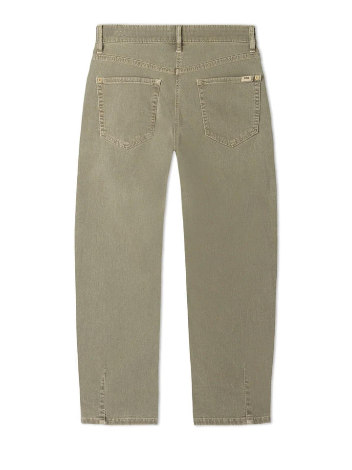 Olivgrön Elin Barrel Jeans - Cambio