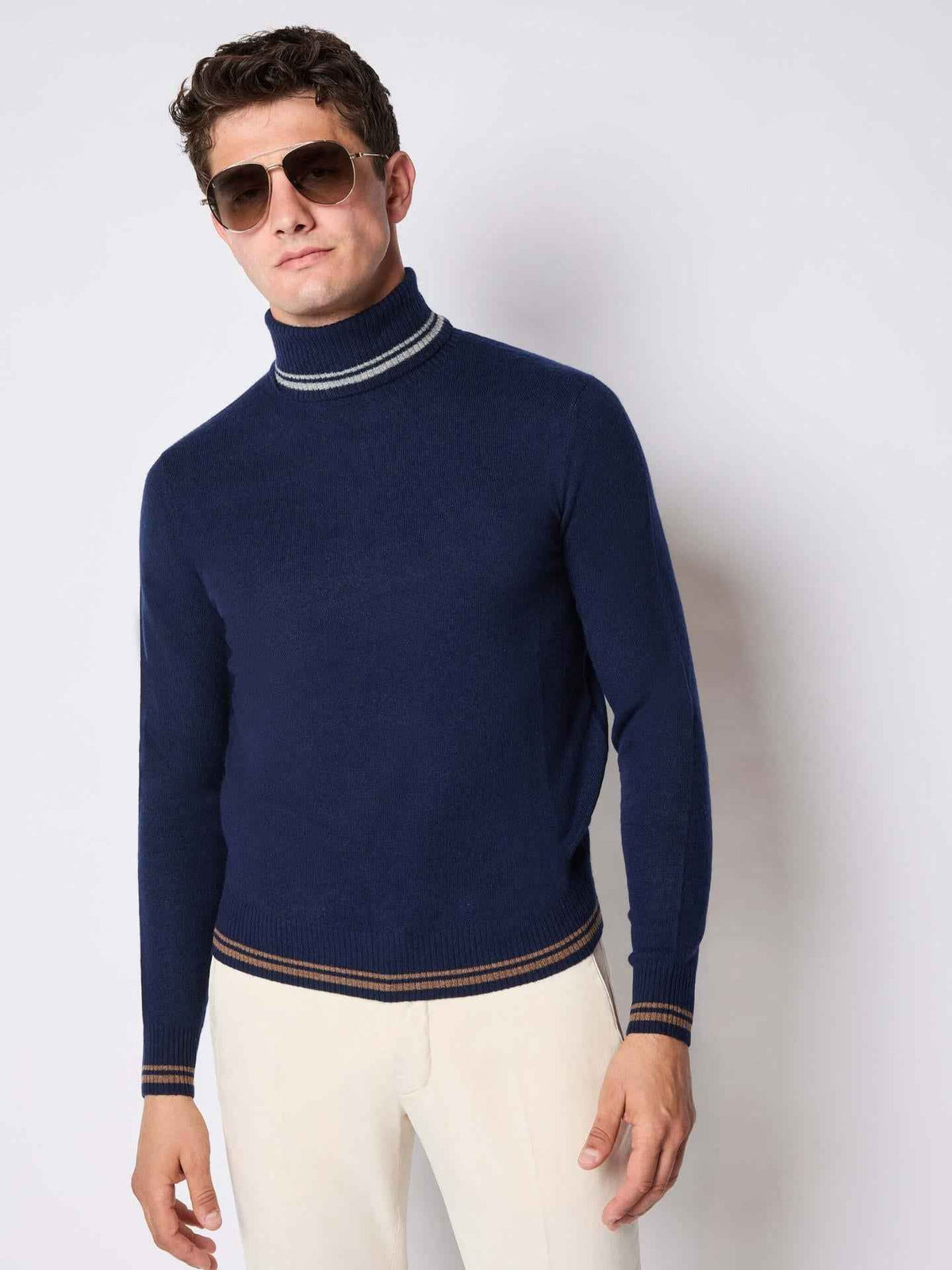 Polotröja i Ull/Cashmere